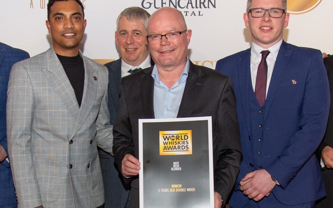 Double Delight for Hinch: Hinch Irish Whiskey Celebrates Double Victory at the Prestigious World Whiskies Awards 2024