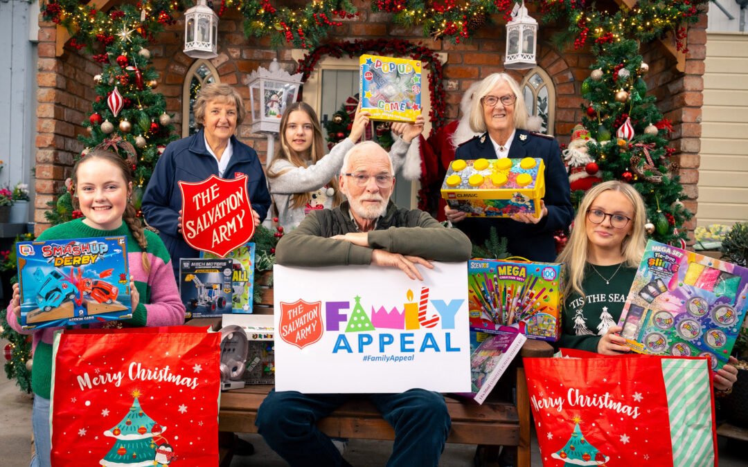 STAR SUPPORT AS THE SALVATION ARMY LAUNCHES FAMILY APPEAL AT CHRISTMAS 2024