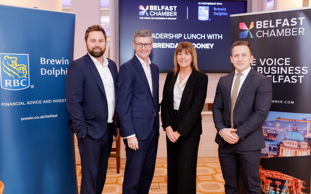 Kainos CEO Brendan Mooney Encourages Businesses To Embrace Growth At Belfast Chamber Leadership Lunch