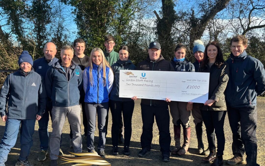 Bluegrass Horse Feed continues the Best Turned Out League at Down Royal Racecourse following Gordon Elliotts 2025 success