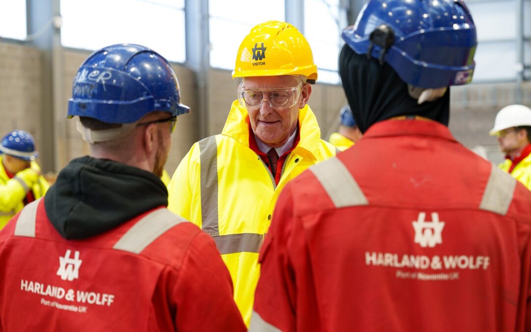 Navantia UK welcomes Secretary of State for Northern Ireland to Harland & Wolff