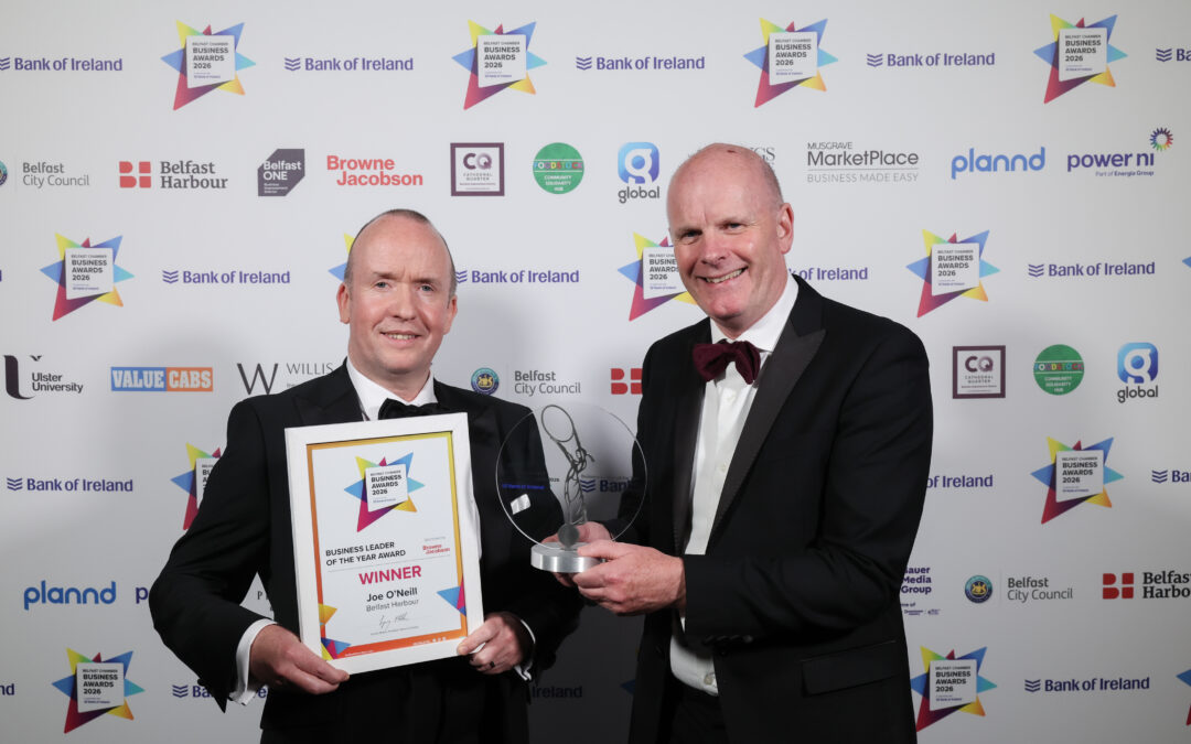 Joe O’Neill Named Business Leader Of The Year At Belfast Business Awards