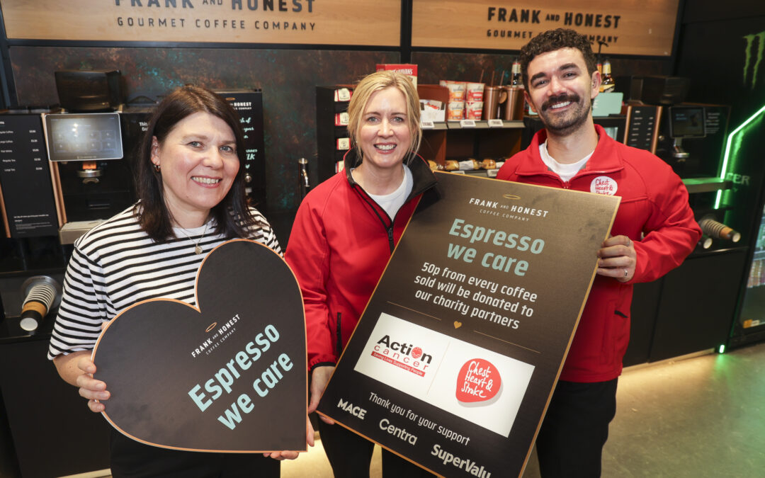Every Cup Counts: Espresso we Care Campaign Returns to Support Action Cancer and NI Chest Heart and Stroke