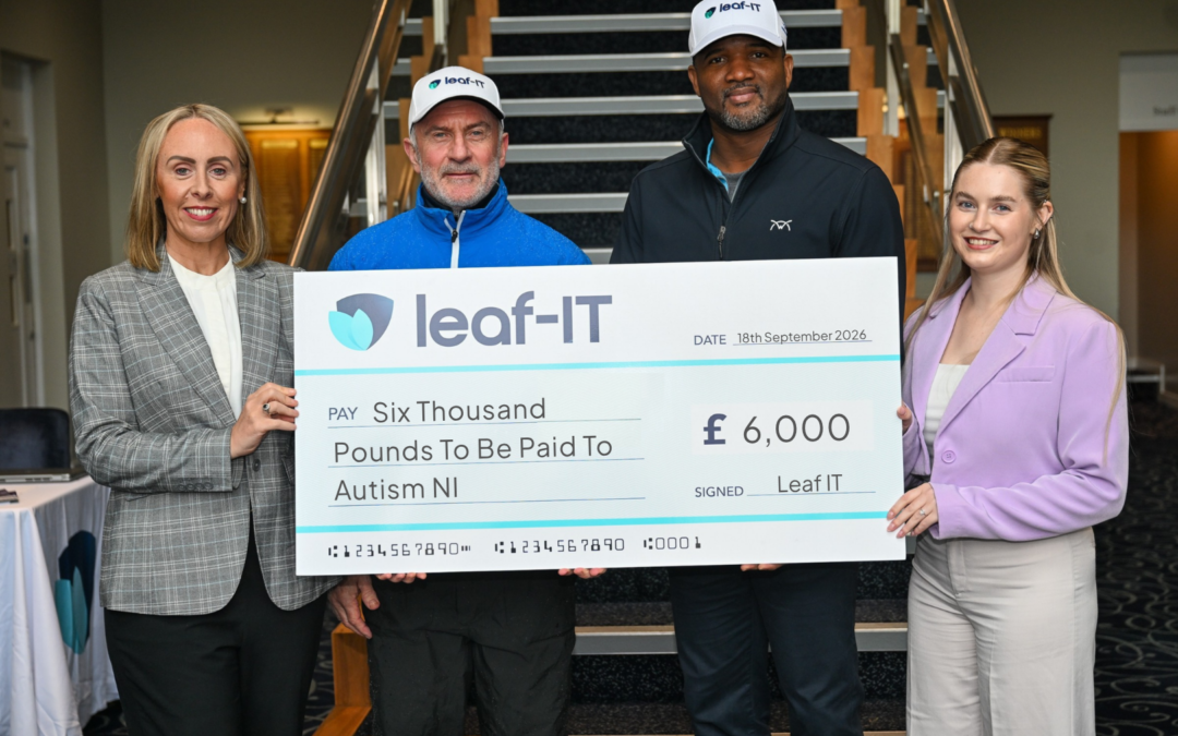 Leaf IT Drives £6,000 for Autism NI at Annual Royal Belfast Golf Day
