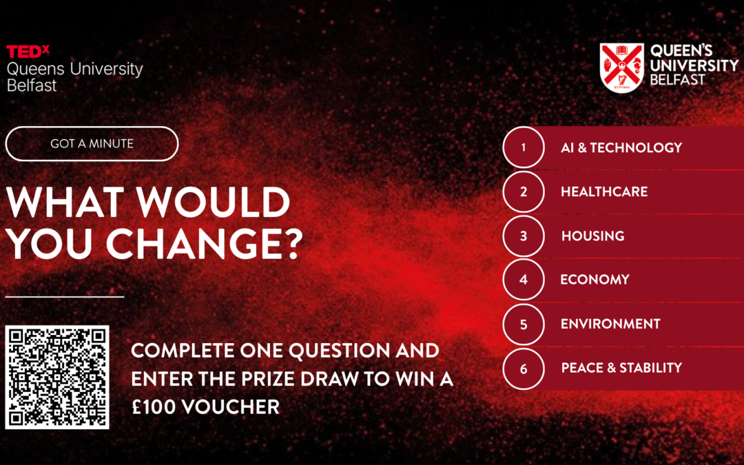 What would you change? TEDx Queen’s University Belfast